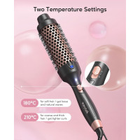 Термощітка Wavytalk 186 52 Вт з керамічним корпусом, рожеве золото (my-20115)