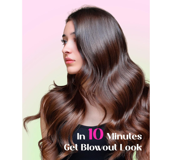 Термощітка Wavytalk 186 52 Вт з керамічним корпусом, рожеве золото (my-20115)