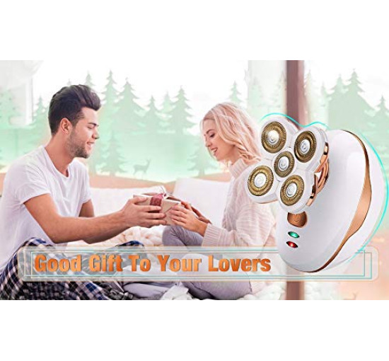 Тример для видалення волосся SONAX PRO Jinding RQ5588, рожеве золото (my-20058)