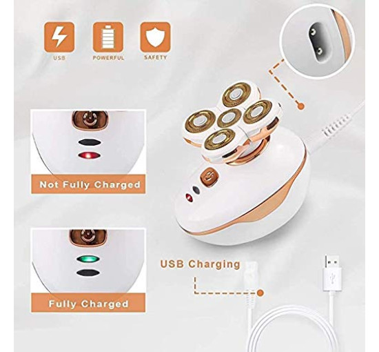 Тример для видалення волосся SONAX PRO Jinding RQ5588, рожеве золото (my-20058)