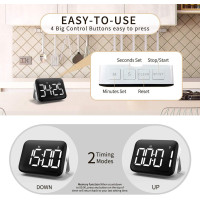 Цифровой кухонный таймер NOKLEAD NK5268, белый (my-20179)