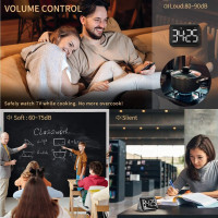 Цифровой кухонный таймер NOKLEAD NK5268, белый (my-20179)