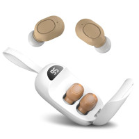 Цифровий слуховий апарат iKcess ZR-M95 зі світлодіодним дисплеєм, бежевий (my-20150)