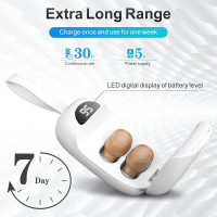 Цифровий слуховий апарат iKcess ZR-M95 зі світлодіодним дисплеєм, бежевий (my-20150)