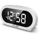Цифровий світлодіодний будильник OCUBE UE128, білий (my-20152)