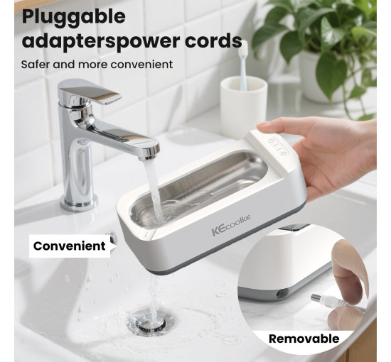 Ультразвуковая машина для чистки ювелирных изделий KECOOLKE SU-707A, 400 мл (my-20128)