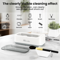 Ультразвукова машина для чищення ювелірних виробів KECOOLKE SU-707A, 400 мл (my-20128)