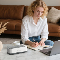 Ультразвуковая машина для чистки ювелирных изделий KECOOLKE SU-707A, 400 мл (my-20128)