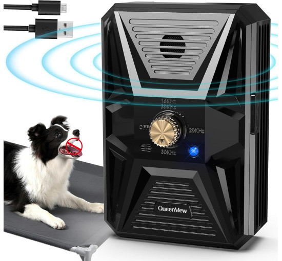 Ультразвуковое устройство QueenMew BXJG для контроля лая, черный (my-20138)