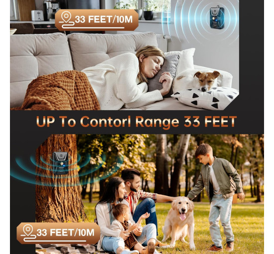 Ультразвуковое устройство QueenMew BXJG для контроля лая, черный (my-20138)