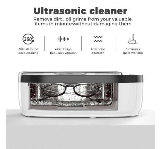 Ультразвуковий очисник ювелірних виробів KECOOLKE SU-750, 750 мл (my-20148)