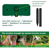 Ультразвуковой отпугиватель кошек HEEGFF CWY-UK 31Cat-0606 с 2 режимами работы (my-20137)