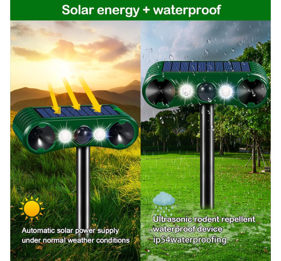 Ультразвуковой отпугиватель кошек HEEGFF CWY-UK 31Cat-0606 с 2 режимами работы (my-20137)