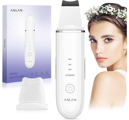 Ультразвуковий відлущувальний прилад ANLAN CPJ07-02 з іонами, білий (my-20116)