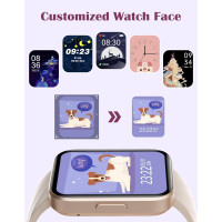 Розумний годинник RUIMEN D1 HD-екран 1,85 дюйма, молочно-білий (my-20165)