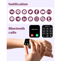 Умные часы RUIMEN D1 HD-экран 1,85 дюйма, молочно-белый (my-20165) Умные часы RUIMEN D1 HD-экран 1,85 дюйма, молочно-белый (my-20165)