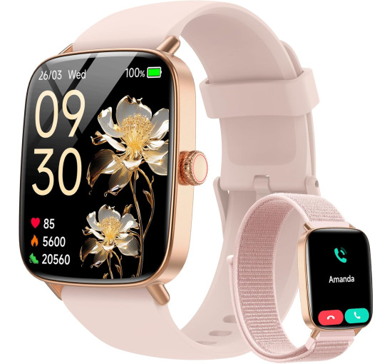 Умные часы Tensky IDW28 1,85-дюймовый HD-дисплей, розовый (my-20169)