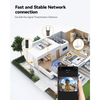 Відеокамера дверного дзвінка Imou DB2S, 2K (3 Мп), Wi-Fi зі звуковим дзвінком, чорний (my-20108)