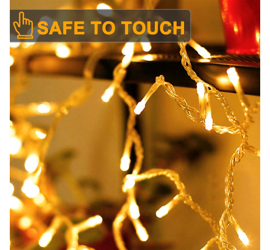 Водонепроникна світлодіодна гірлянда LITYBY довжиною 15 м, 120 світлодіодів, теплий білий (my-20204)