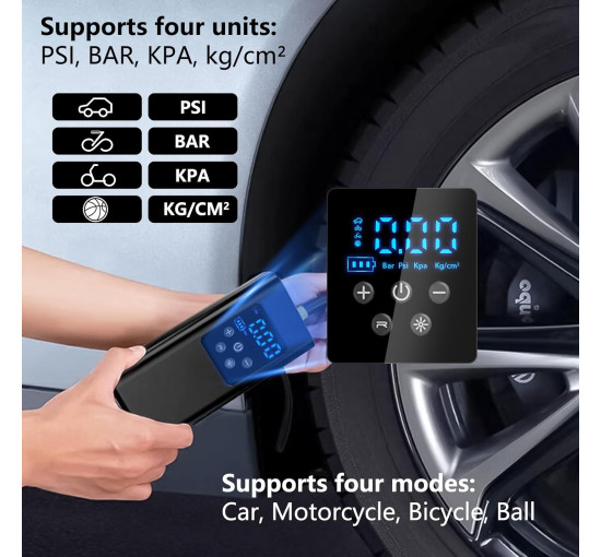 Воздушный электрический компрессор CIBITA CIB20240826, черный (my-20021)