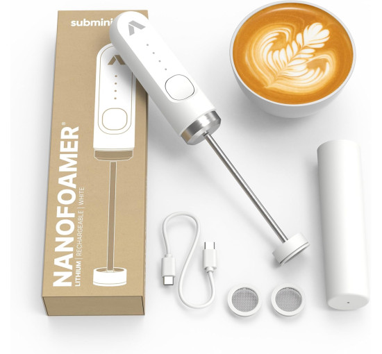 Вспениватель молока Subminimal с минимальной производительностью, белый (my-20190)