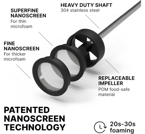Вспениватель молока Subminimal с минимальной производительностью, белый (my-20190)