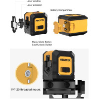 Зелений лазерний рівень Nikotek NK-01G, що самовирівнюється (my-20094)