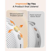 Звуковая машина Dreamegg D11 Max, успокаивающий звук для сна, белый (my-20099) Звуковая машина Dreamegg D11 Max, успокаивающий звук для сна, белый (my-20099)