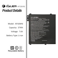 Акумулятор K KYUER AP16M4J для ноутбука Acer Aspire, 4870mAh (my-21035)