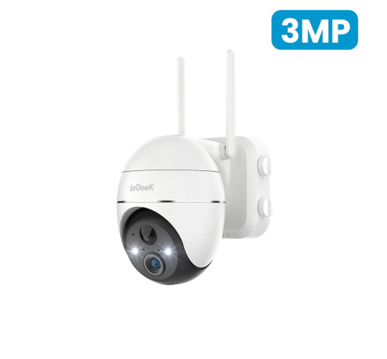 Аккумуляторная камера видеонаблюдения ieGeek ZS-GX1S, белый (my-21068)
