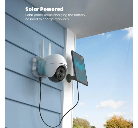 Аккумуляторная камера видеонаблюдения ieGeek ZS-GX1S, белый (my-21068)