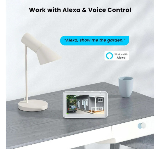 Аккумуляторная камера видеонаблюдения ieGeek ZS-GX1S, белый (my-21068)