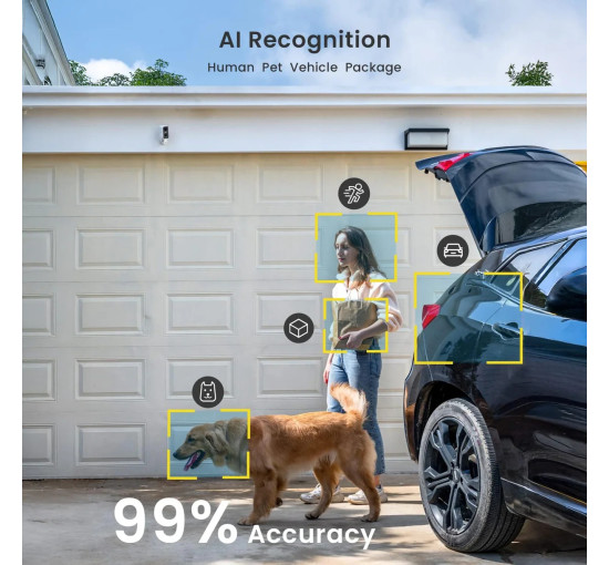 Аккумуляторная камера видеонаблюдения ieGeek ZS-GX1S, белый (my-21068)