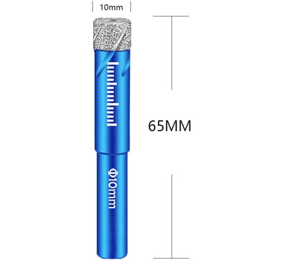 Алмазне свердло YEBOCIYO по плитці 10 мм, синій (my-21155)