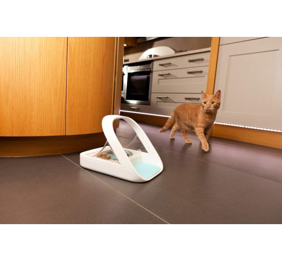 Автоматическая кормушка для домашних животных Surefeed MPF001, белая (my-21024)