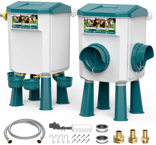 Автоматична годівниця для курей CHAMUTY, синій (my-21076)