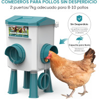 Автоматична годівниця для курей CHAMUTY, синій (my-21076)