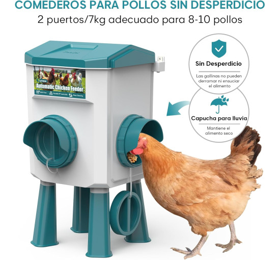 Автоматична годівниця для курей CHAMUTY, синій (my-21076)