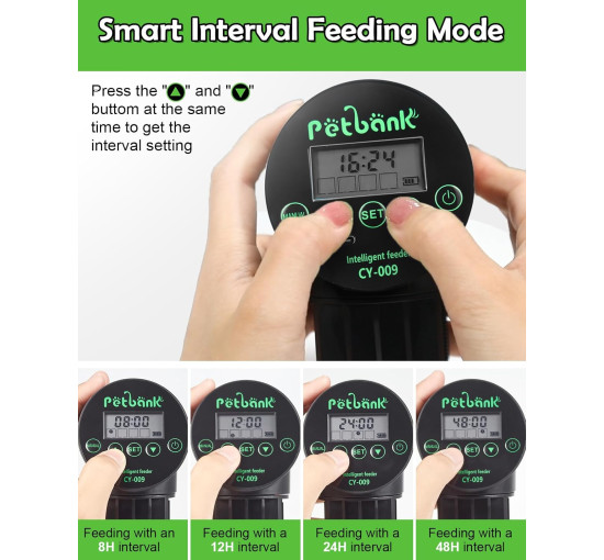 Автоматическая кормушка для рыб Petbank CY-009 в аквариуме, черный (my-21015)