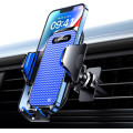 Автомобільний тримач для телефону VANMASS CTEZ11 на вентиляційну сітку, синій (my-21019)