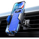 Автомобільний тримач для телефону VANMASS CTEZ11 на вентиляційну сітку, синій (my-21019)