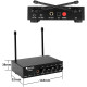 Бездротова мікрофонна система Fifine M-K036 UHF із двома ручними мікрофонами, чорний (my-21022)