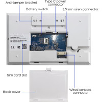 Беспроводная система умной домашней сигнализации XNY с сенсорным экраном, белый (my-21072)