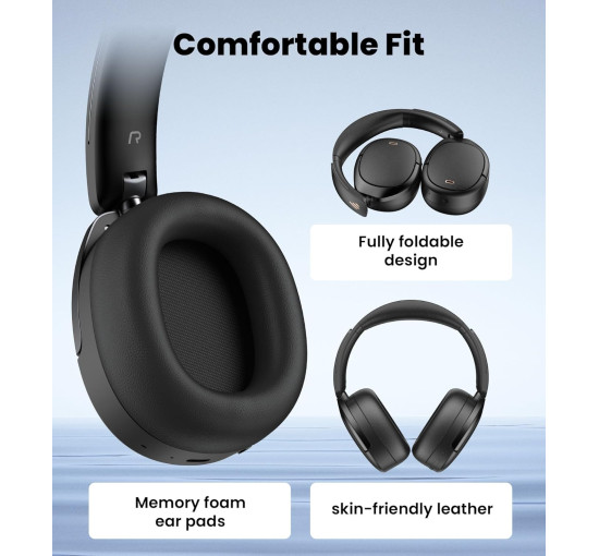 Бездротові та провідні повнорозмірні навушники Edifier W80, чорний (my-21059)