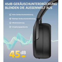 Бездротові повнорозмірні навушники Edifier W830NB з шумозаглушенням, чорний (my-21056)