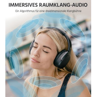 Бездротові повнорозмірні навушники Edifier W830NB з шумозаглушенням, чорний (my-21056)