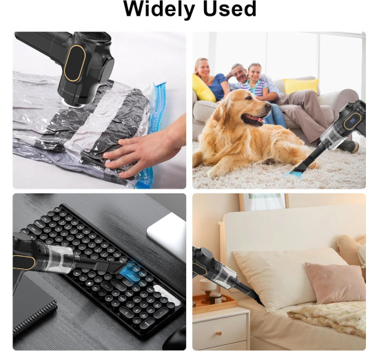 Бездротовий автомобільний пилосос Ginarelo XCQ-508, 15000 Па, чорний (my-21064)