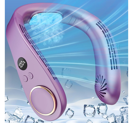 Беспроводной кондиционер Kouric для шеи, темно-фиолетовый (my-21172)