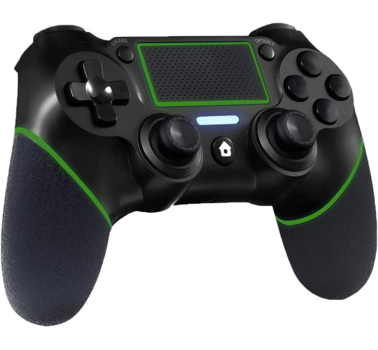 Бездротовий контролер Maegoo з функцією вібрації Dual Shock для P4, чорний (my-21038)