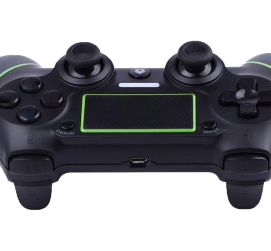 Бездротовий контролер Maegoo з функцією вібрації Dual Shock для P4, чорний (my-21038)